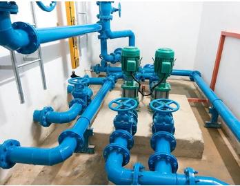 Water and sanitary systems installation
